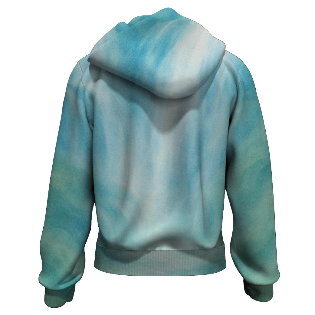 Mystic Waterfall Escape Zip Up Hoodie