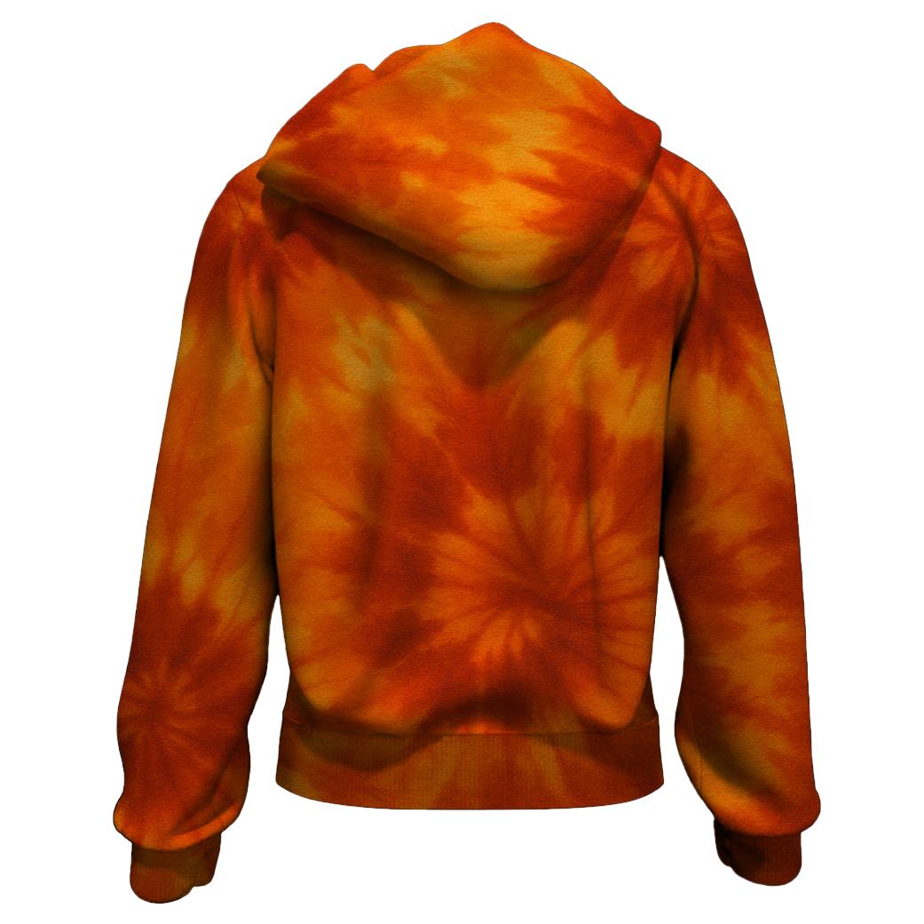 Enchanting Autumn Leaves Zip Up Hoodie