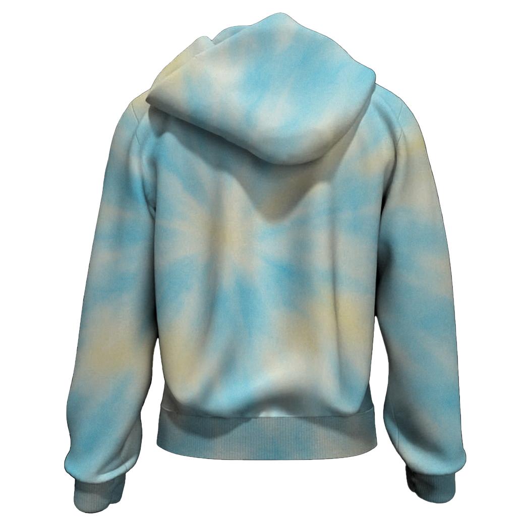 Summer Sky Dip Zip Up Hoodie