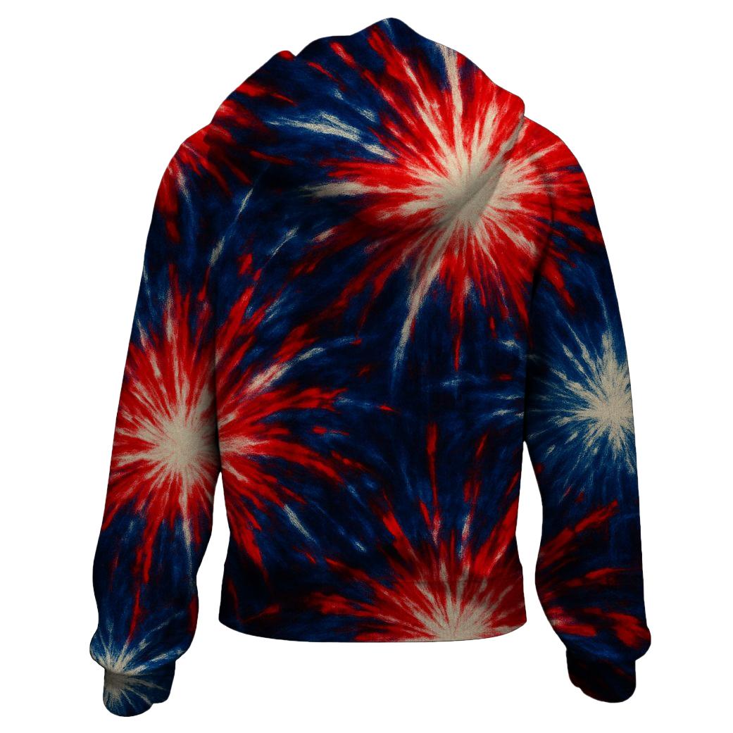 Blazing Star Fireworks Zip Up Hoodie