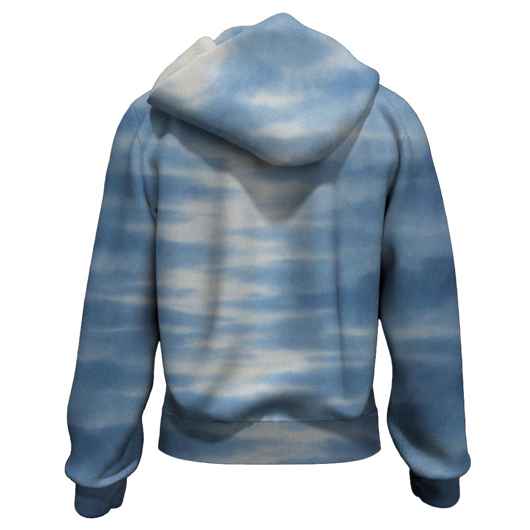 Ethereal Moonlit Drift Zip Up Hoodie