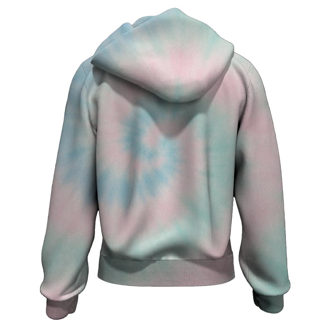 Pastel Dreamland Zip Up Hoodie