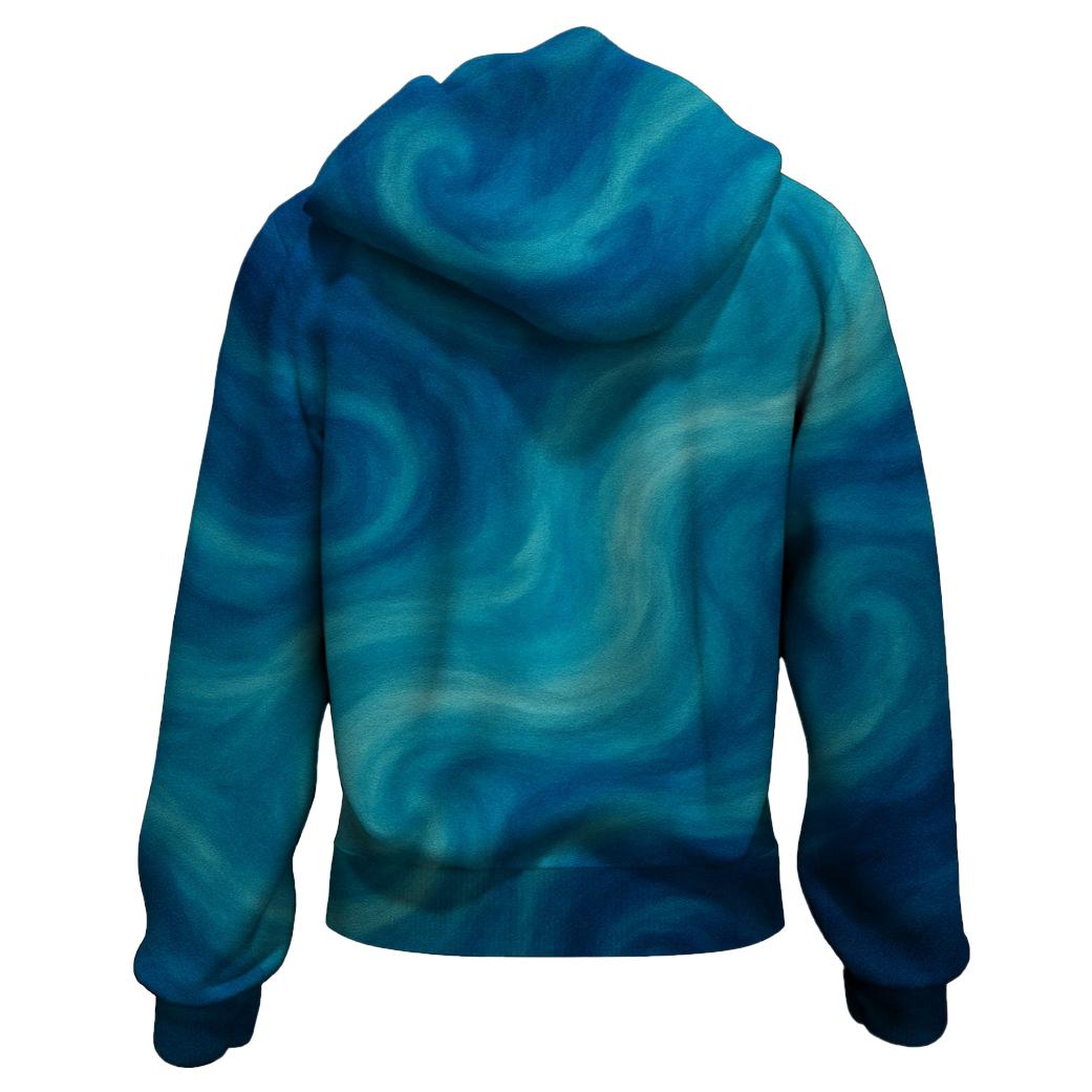 Deep Sea Dreamscape Zip Up Hoodie
