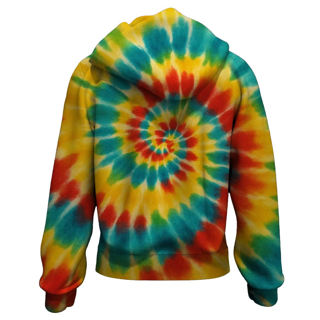 Whimsical Rainbow Dance Zip Up Hoodie