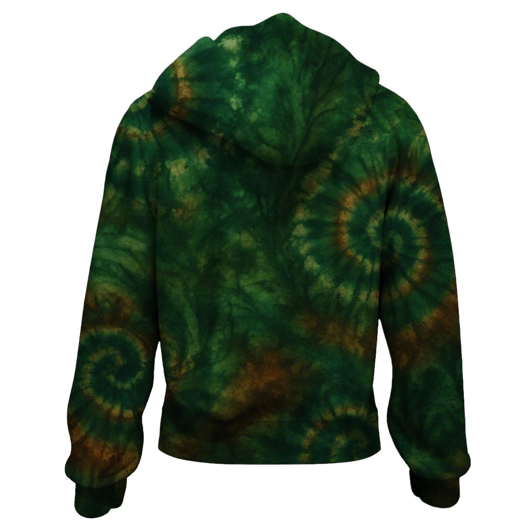 Mystic Forest Swirl Zip Up Hoodie