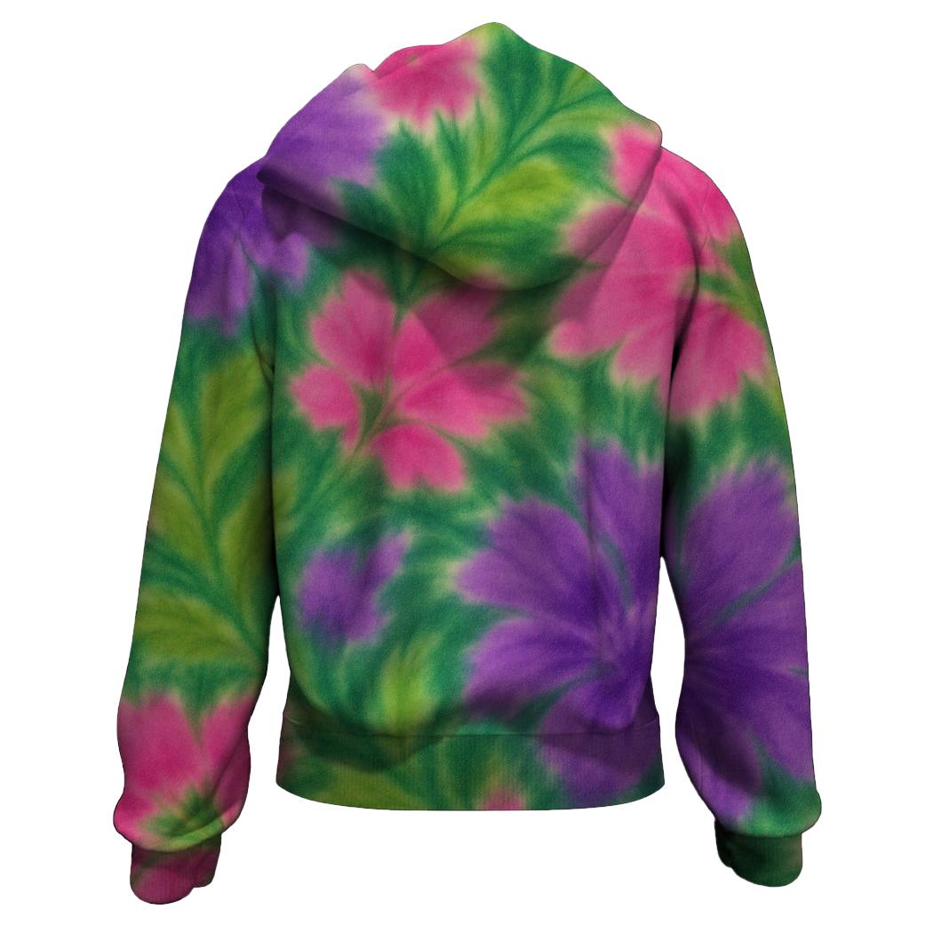 Enchanted Garden Zip Up Hoodie