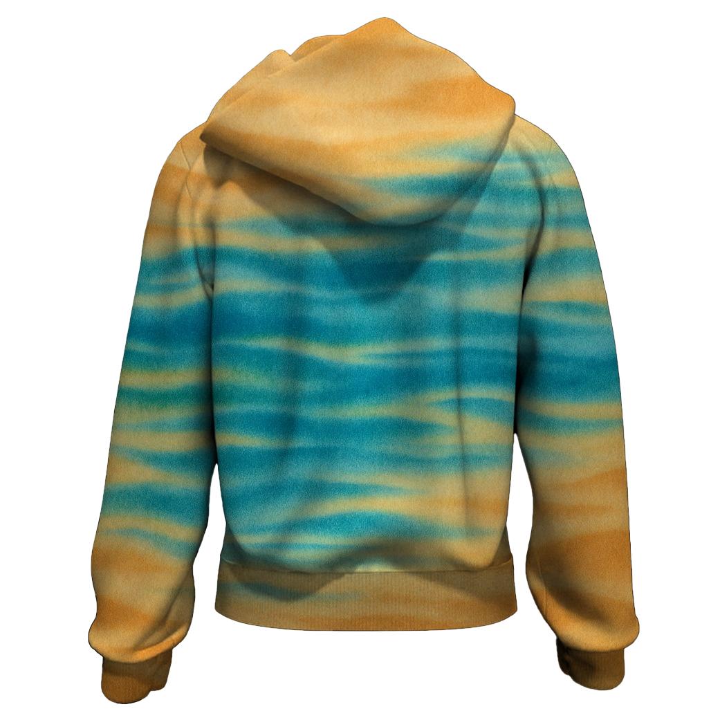 Desert Mirage Zip Up Hoodie