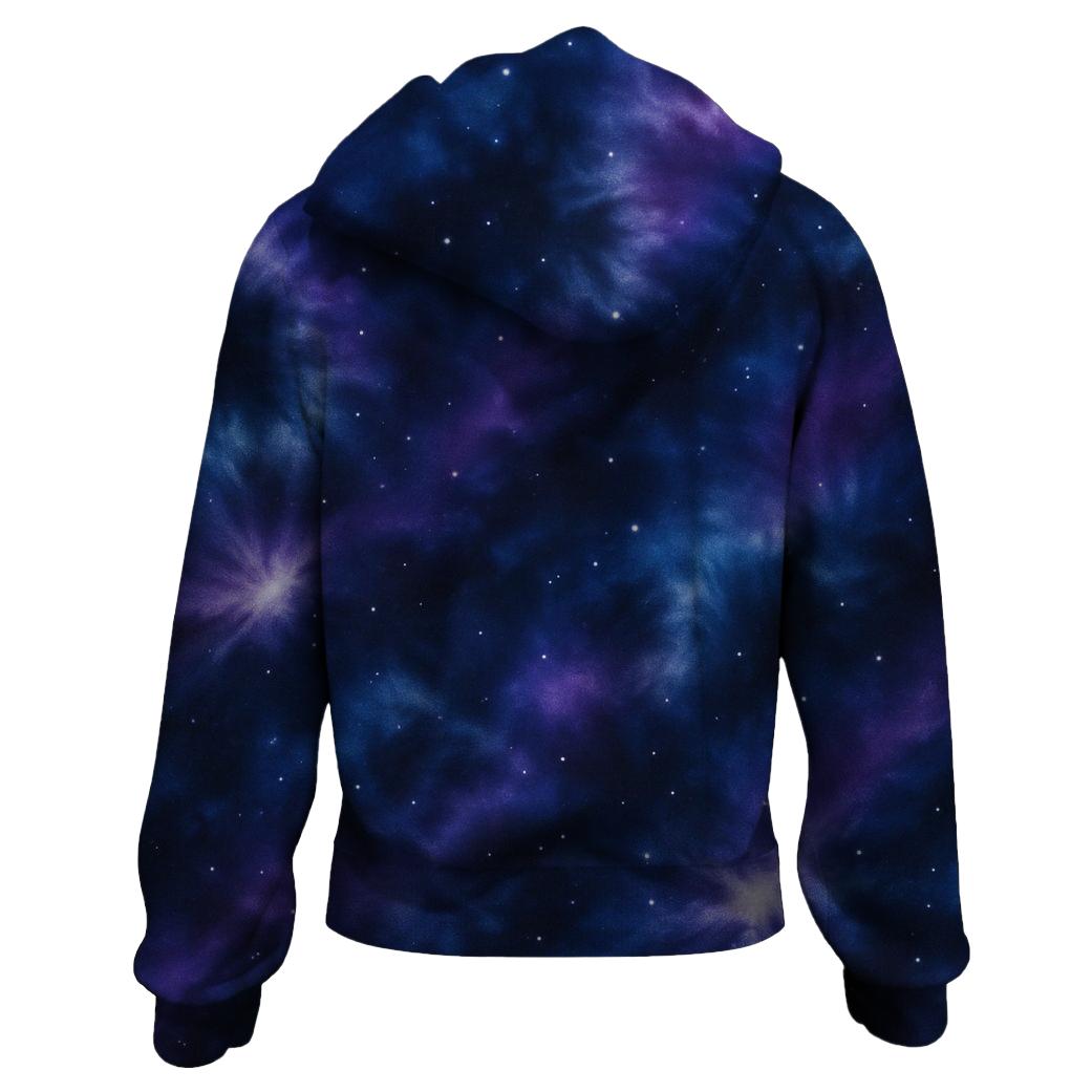 Cosmic Energy Tie-dye Zip Up Hoodie