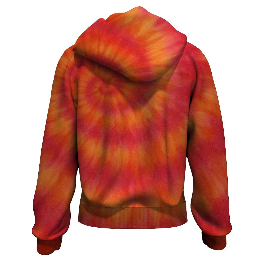 Glimmering Sunset Zip Up Hoodie