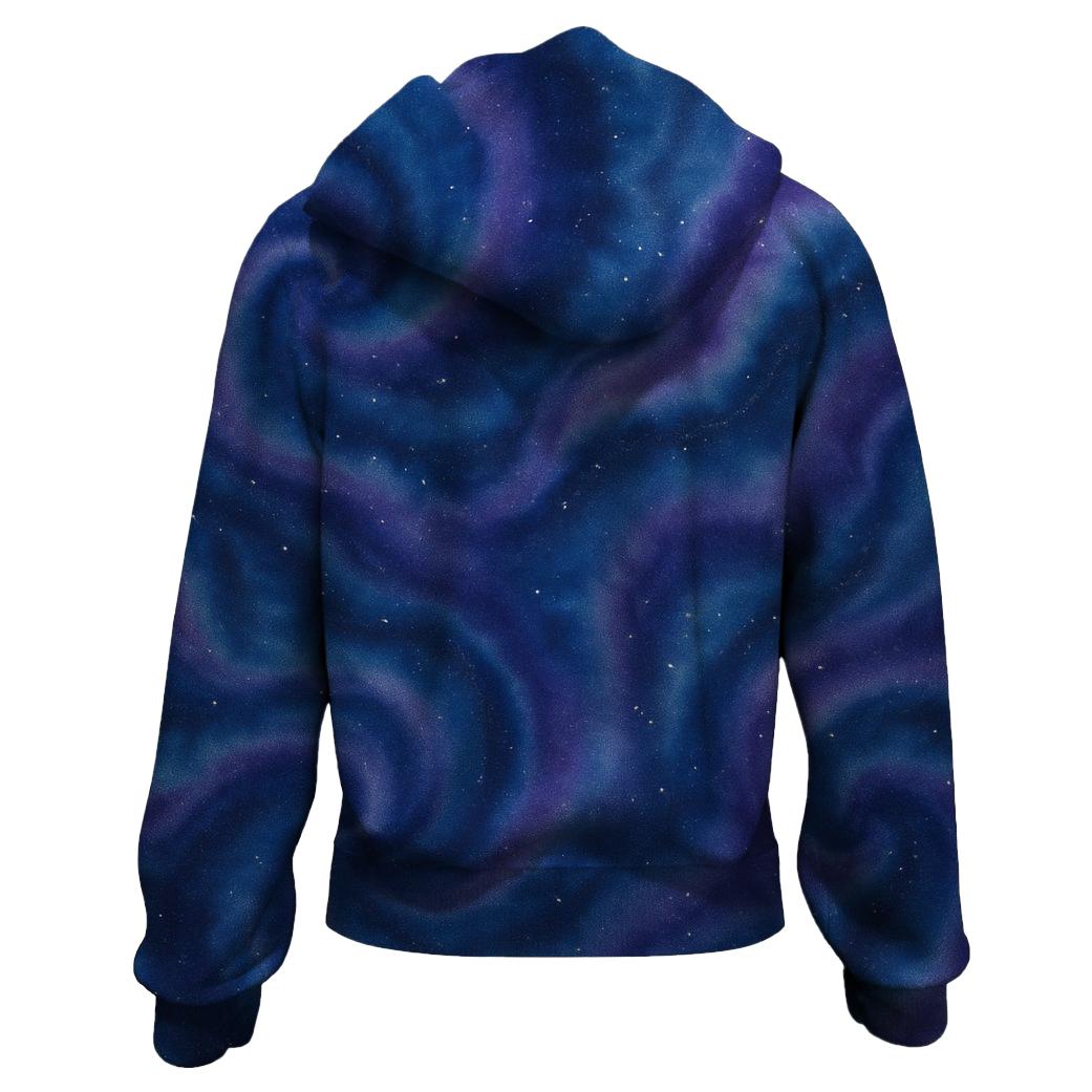 Enchanted Night Tie-Dye Zip Up Hoodie