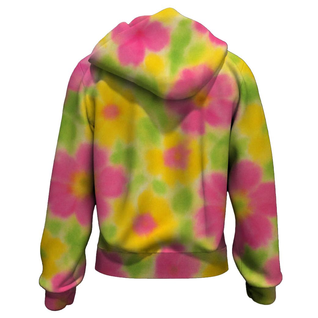 Garden Blooms Harmony Zip Up Hoodie