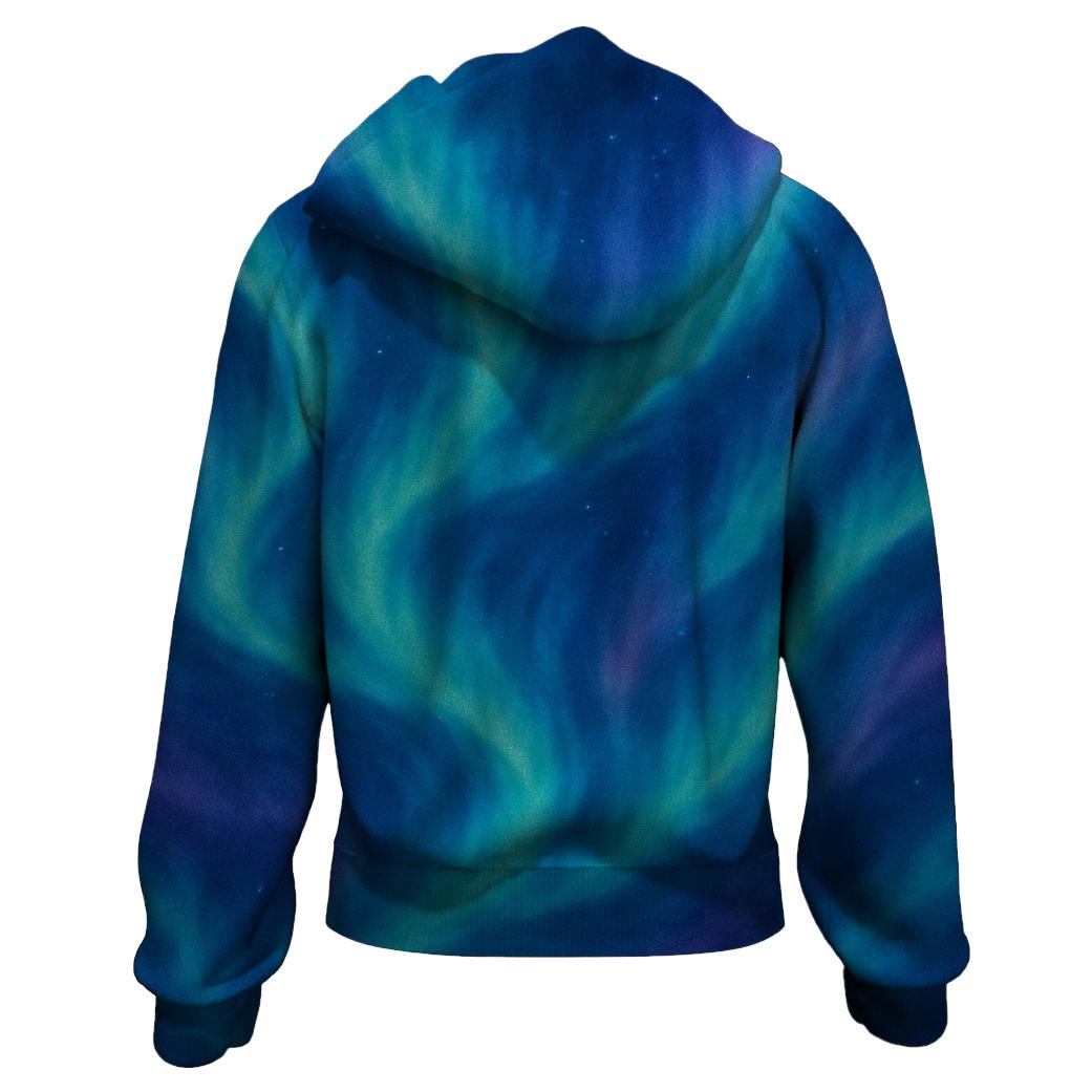 Radiant Aurora Mist Hoodie
