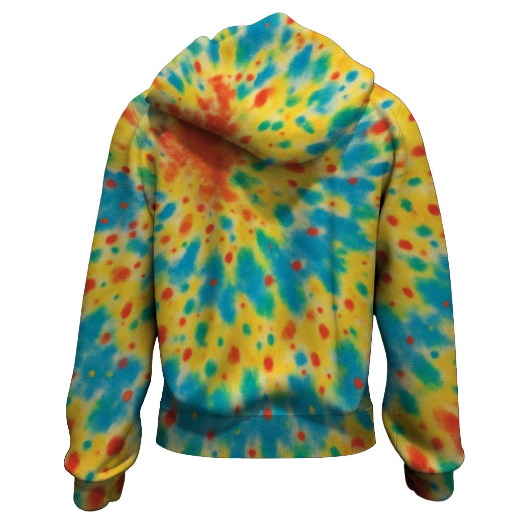 Colorful Confetti Burst Hoodie