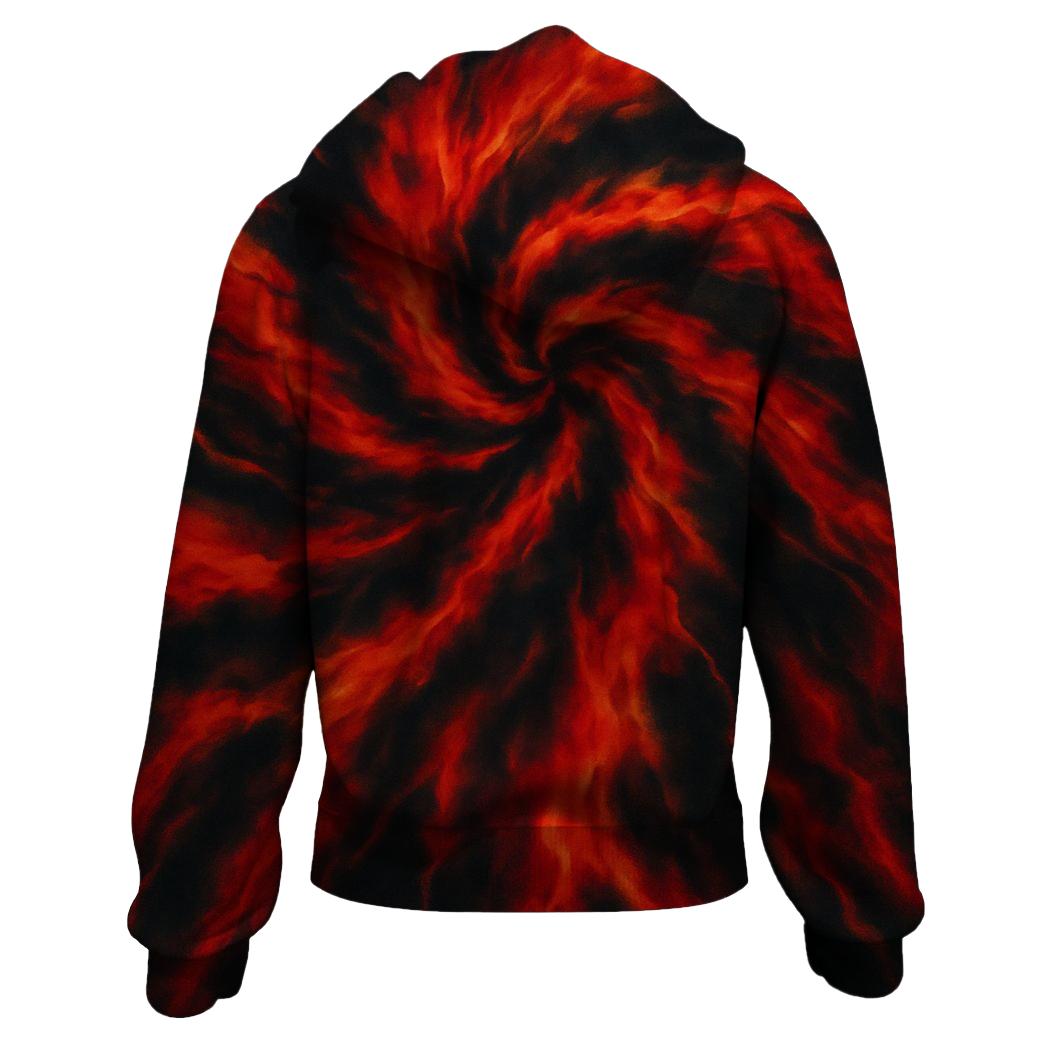 Lava Flow Inferno Zip Up Hoodie