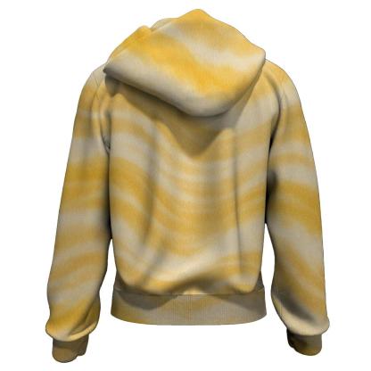 Golden Sands Tie-dye Zip Up Hoodie