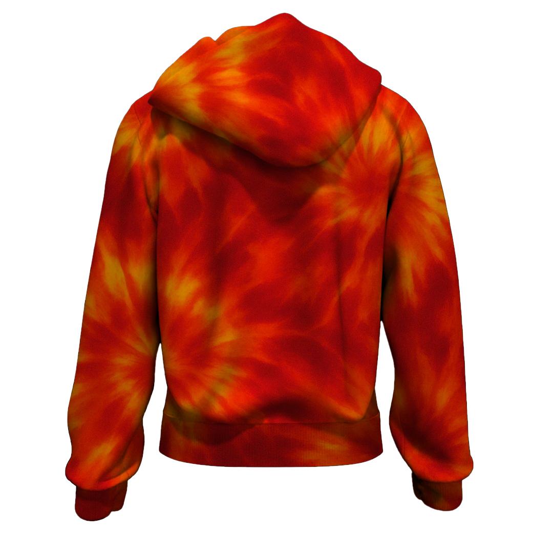 Solar Flare Radiance Zip Up Hoodie