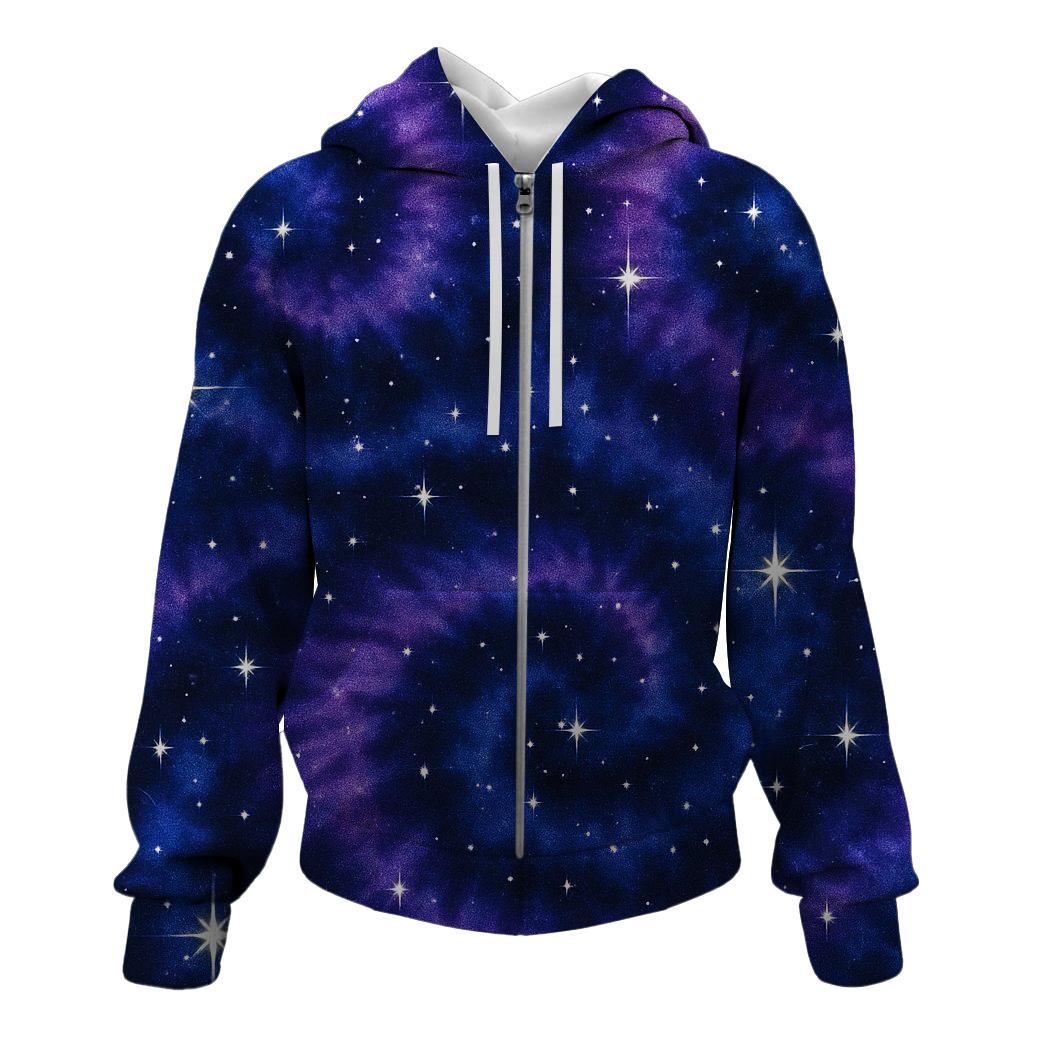 Galactic Journey Zip Up Hoodie