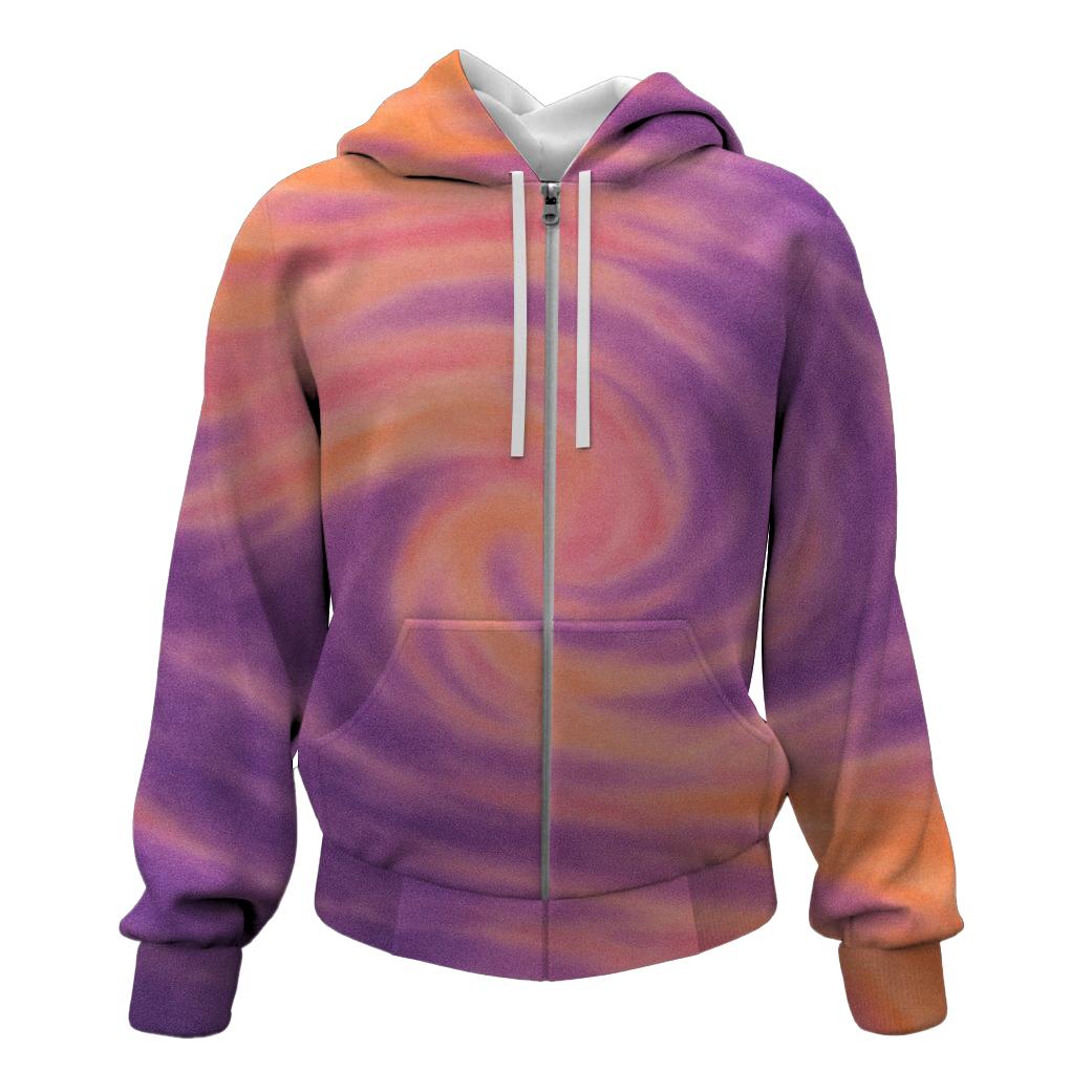 Sunset Reflections Zip Up Hoodie