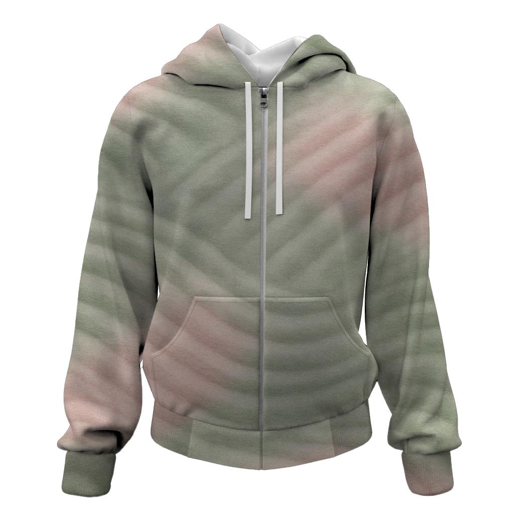 Zen Garden Tranquility Zip Up Hoodie