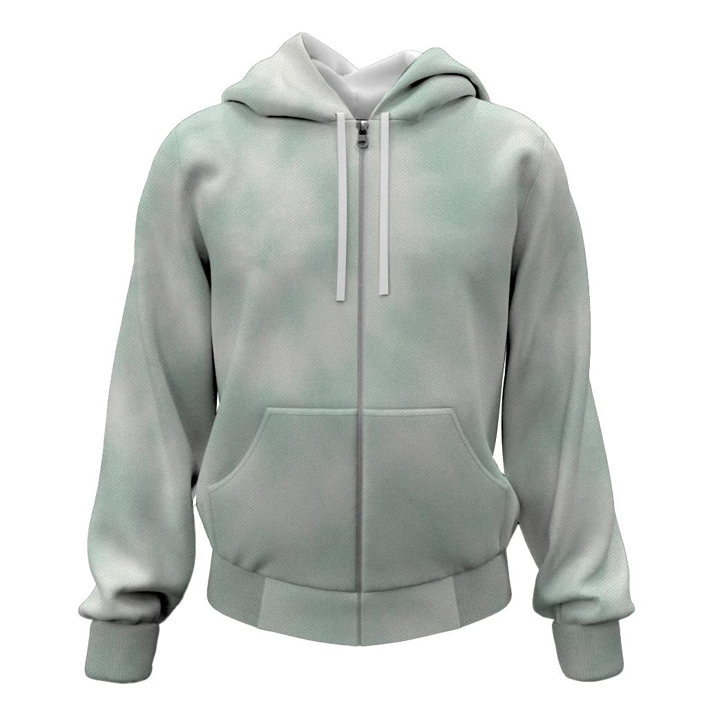 Cool Mint Serenity Zip Up Hoodie