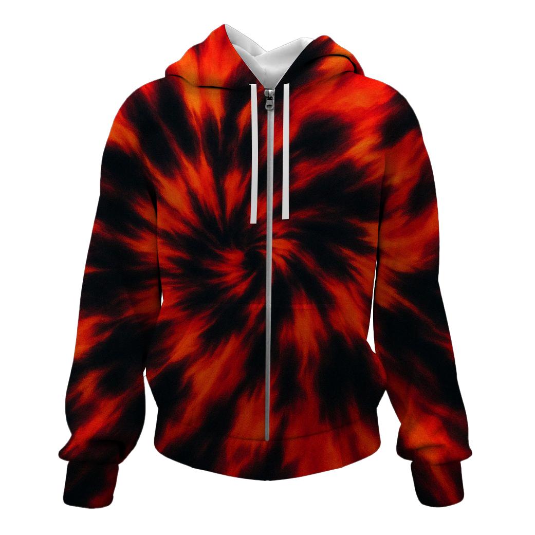 Bold Inferno Flames Hoodie