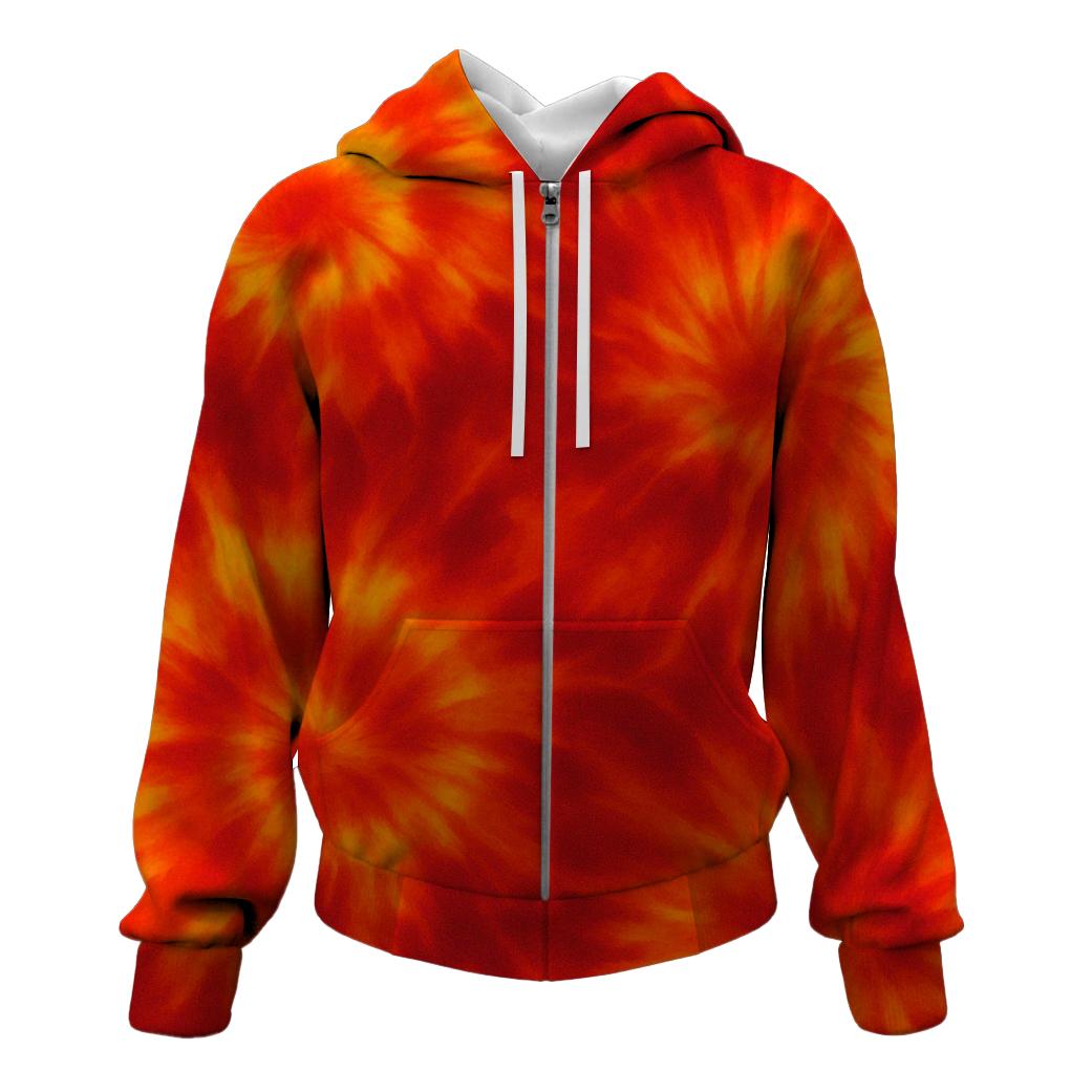 Solar Flare Radiance Zip Up Hoodie