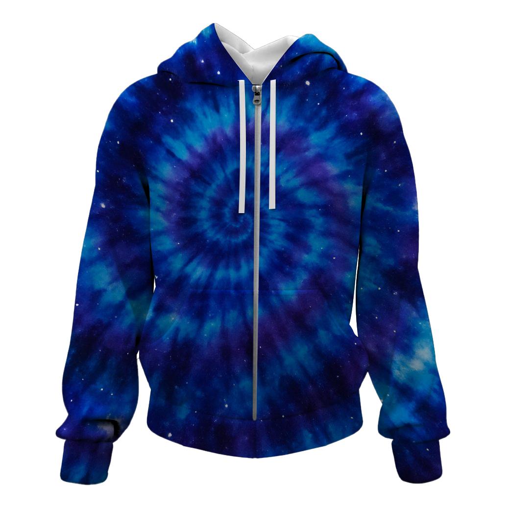 Bold Galaxy Adventure Zip Up Hoodie