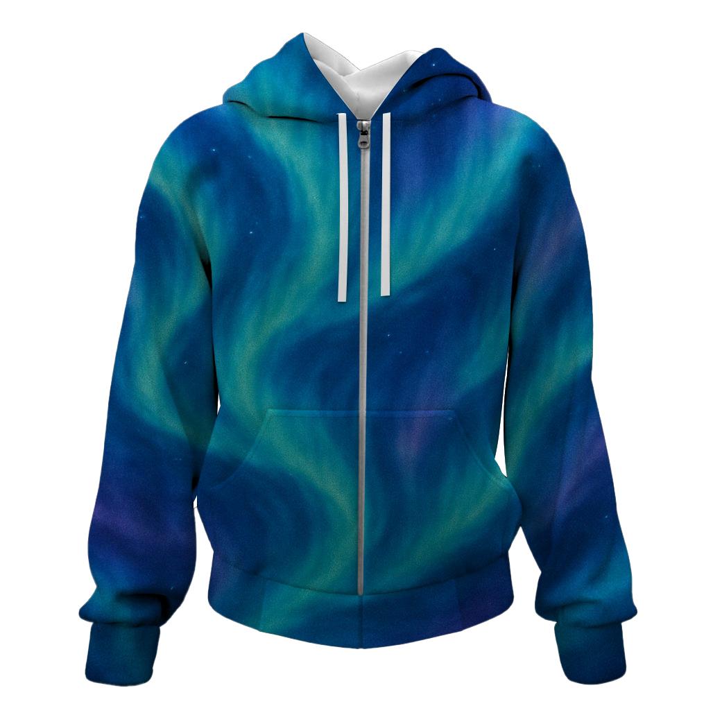 Radiant Aurora Mist Hoodie