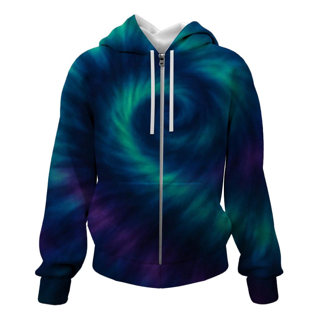 Aurora Borealis Dreams Zip Up Hoodie