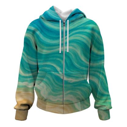 Tropical Wave Tie-dye Hoodie