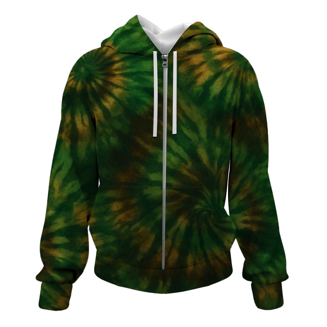 Lush Jungle Vibes Zip Up Hoodie