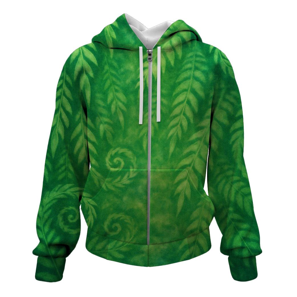 Jungle Canopy Enchantment Zip Up Hoodie