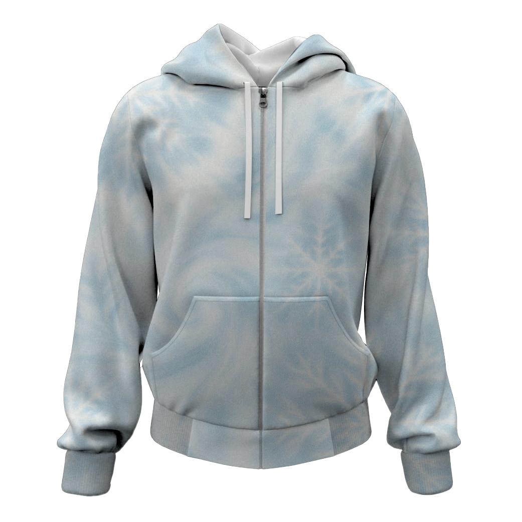 Icy Wonderland Breeze Zip Up Hoodie
