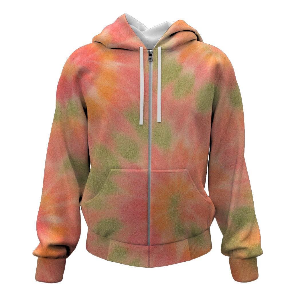 Floral Sunset Breeze Hoodie