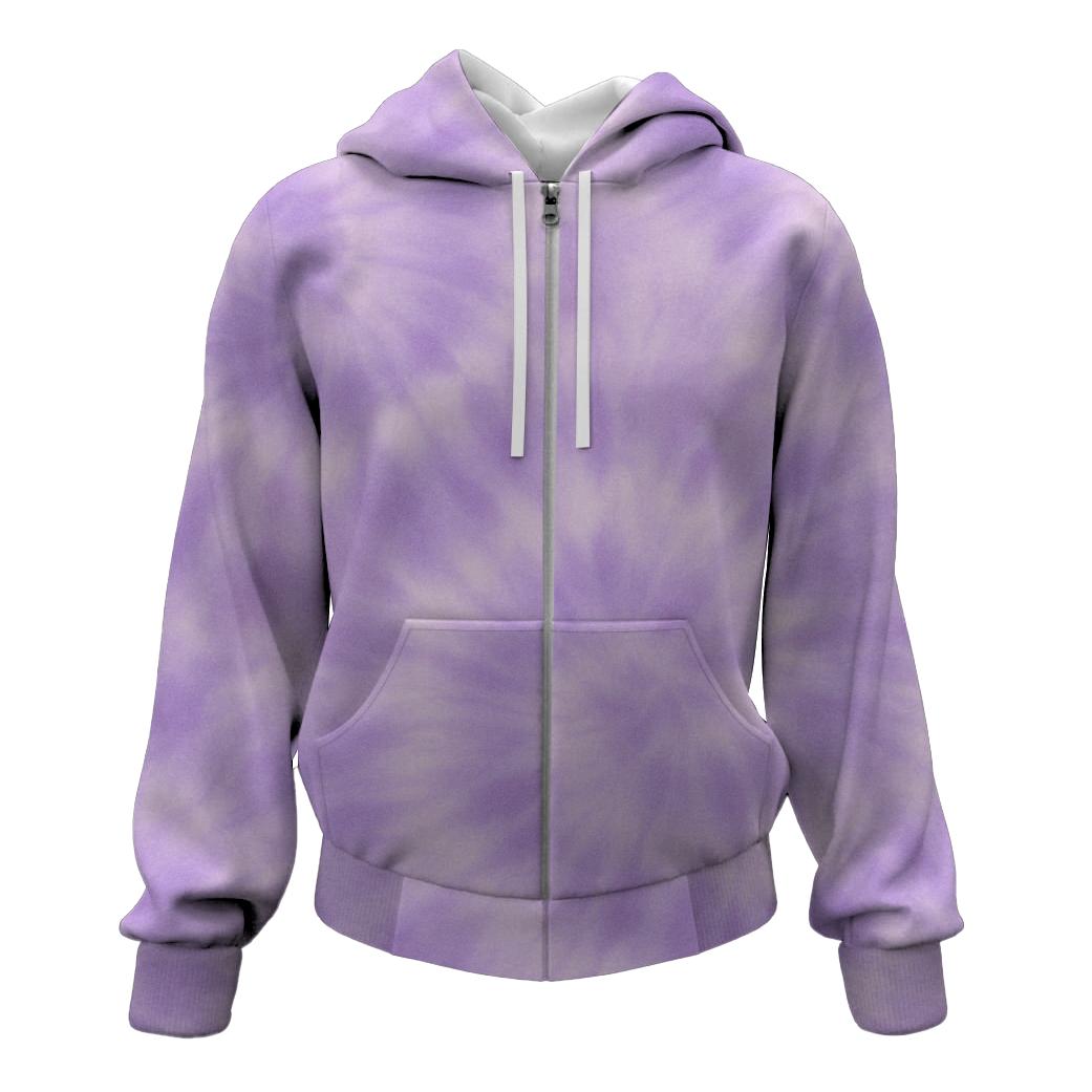 Lavender Haze Serenity Zip Up Hoodie
