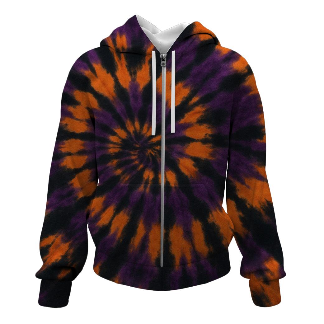 Spooky Halloween Vibes Zip Up Hoodie