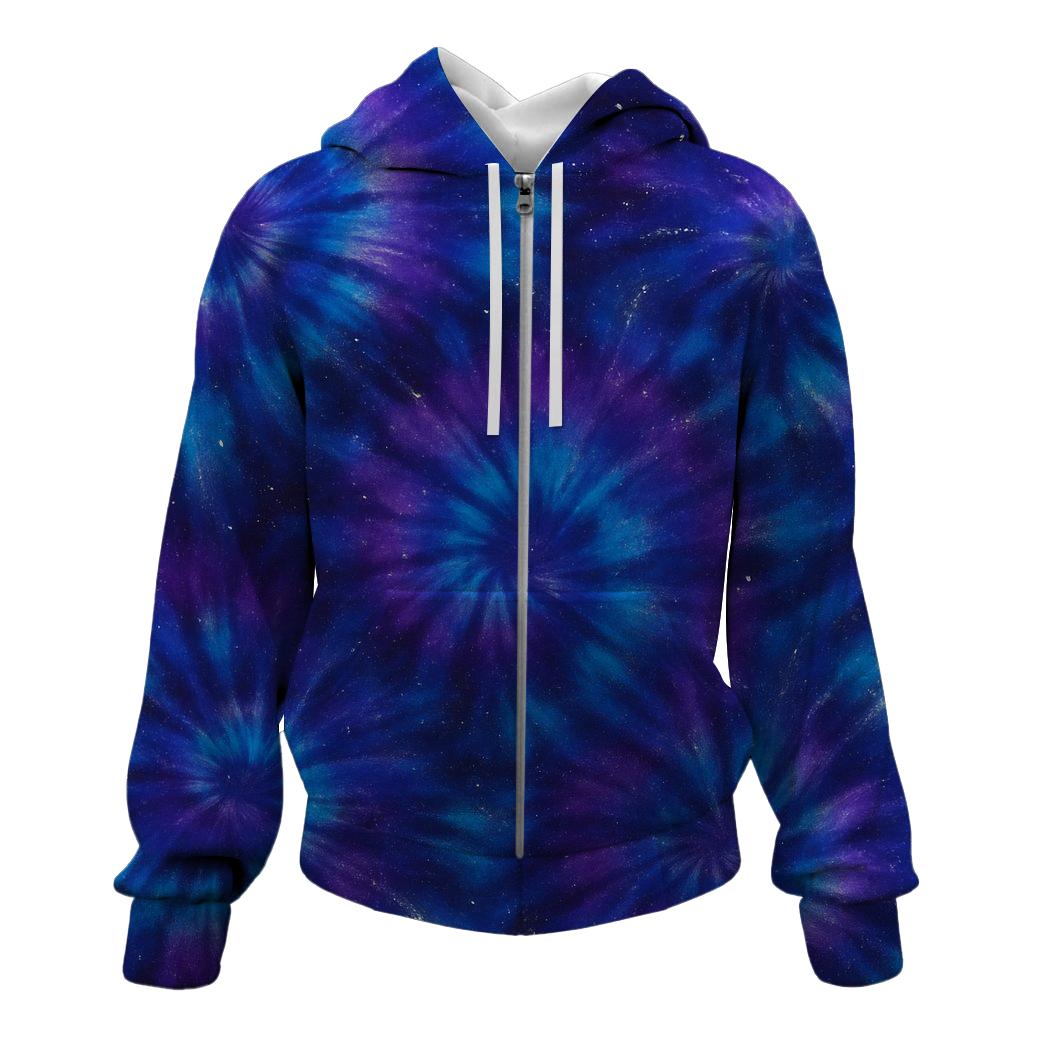 Celestial Burst Zip Up Hoodie