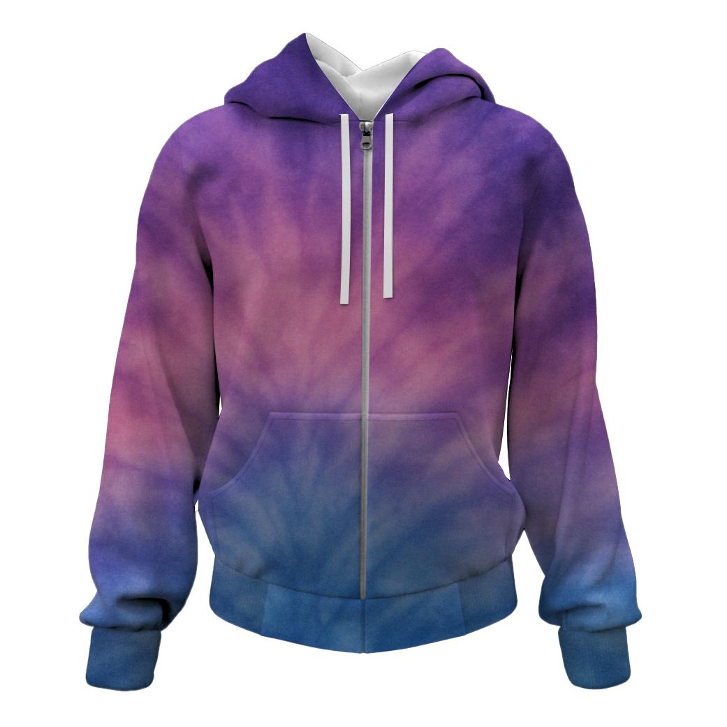 Dusk Twilight Zip Up Hoodie