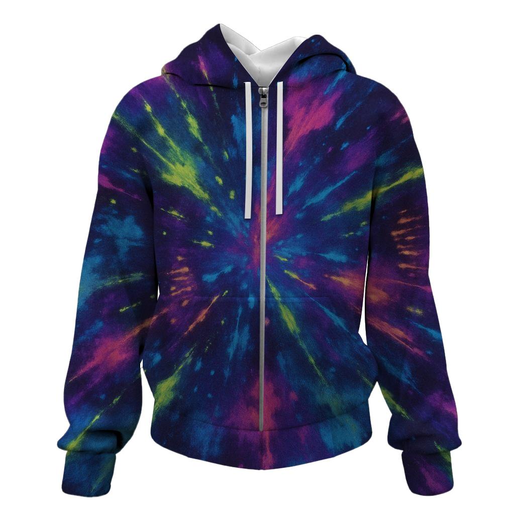 Urban Jungle Rave Zip Up Hoodie
