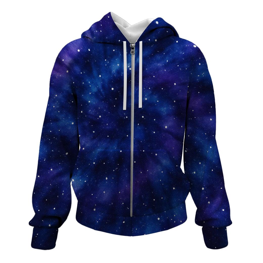 Starlit Night Zip Up Hoodie