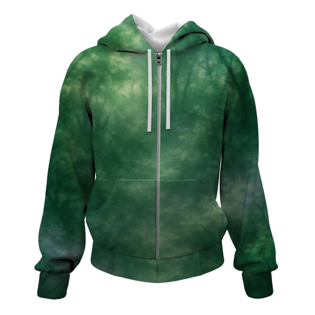 Enchanted Forest Whisper Zip Up Hoodie