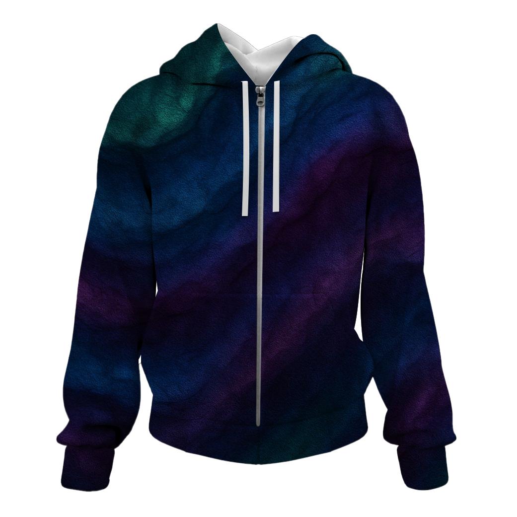 Jewel Toned Cascade Hoodie