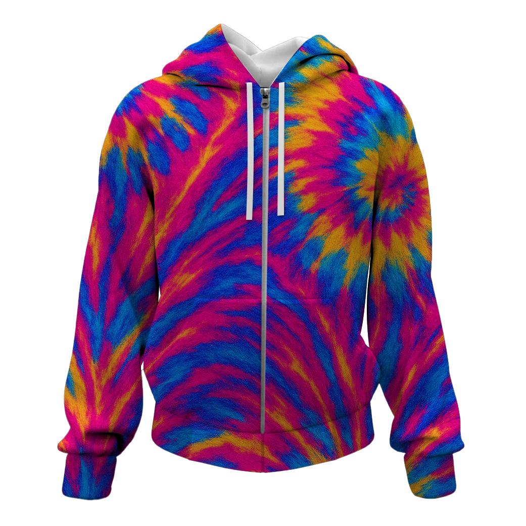 Radiant Festival Glow Zip Up Hoodie