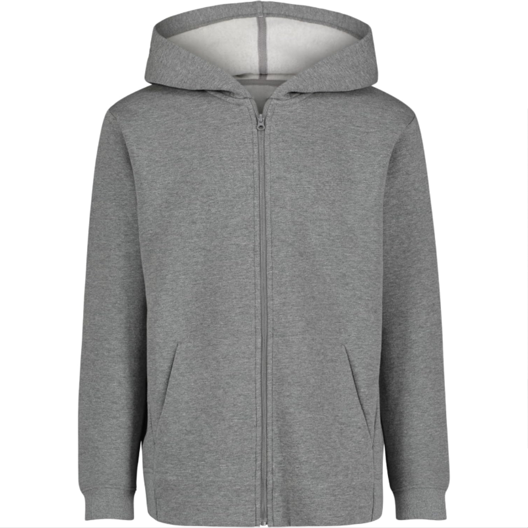 Kangaroo Pockets Zip Up Hoodie