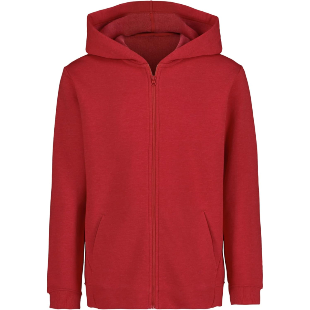 Kangaroo Pockets Zip Up Hoodie