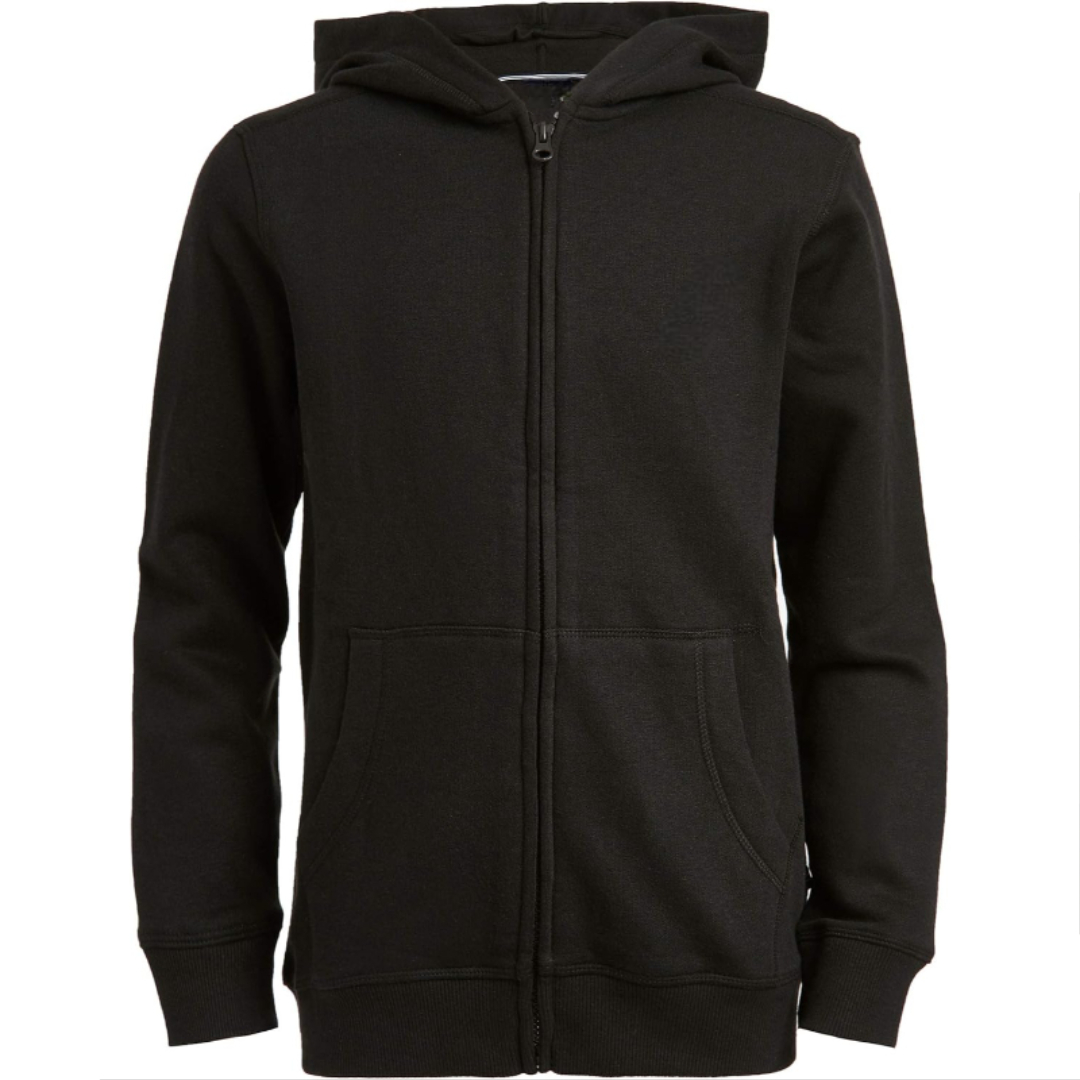Kangaroo Pockets Zip Up Hoodie