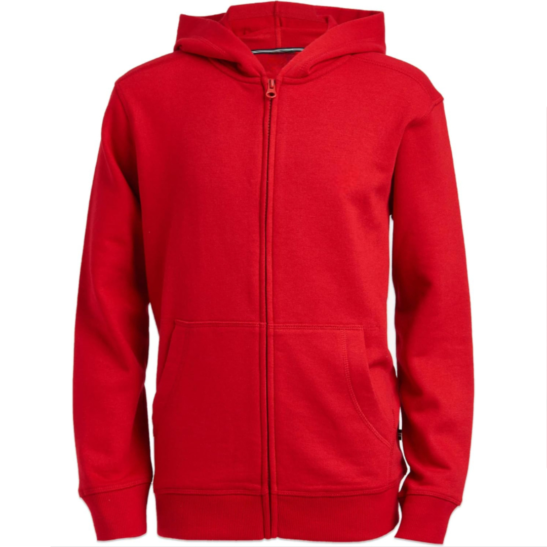 Kangaroo Pockets Zip Up Hoodie
