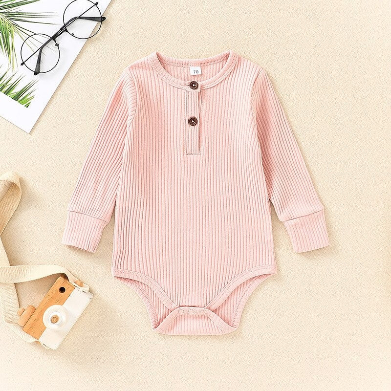 Solid Striped Cotton Jumpsuits For Toddlers-Children Cloth Shop