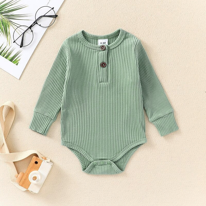 Solid Striped Cotton Jumpsuits For Toddlers-Children Cloth Shop