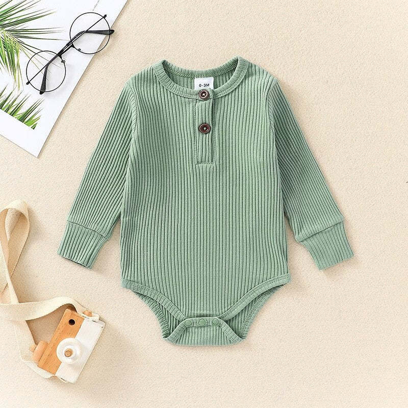 Solid Striped Cotton Jumpsuits For Toddlers-Children Cloth Shop